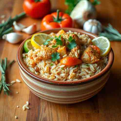 Easy Costa Rican Arroz con Pollo